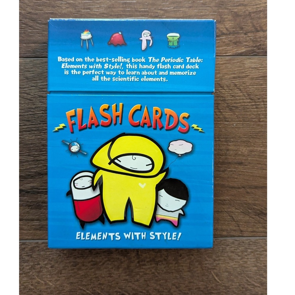 Basher Science Periodic Table Elements with Style‎ Flash Cards Deck 118 Elements